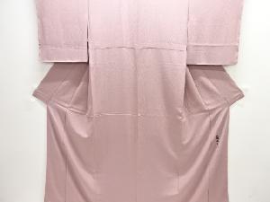 作家物　織柄色無地着物